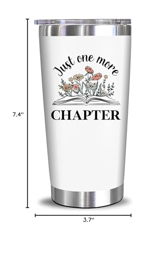 NewEleven Christmas Gifts For Book Lovers - Book Lovers Gifts For Women - Bookish Gifts for Readers, Librarians, Bookaholics, Bookworms - Birthday Gifts For Women, Her, Best Friend – 20 Oz Tumbler