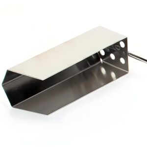 OCS Parts 20" Deep Fryer Scoop - Stainless Steel Fryer Cleaner - Crumb Cleaner with Drain Holes