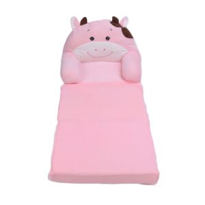 Aqur2020 Foldable Kids Sofa Lazy Toddler Seat Folding Cow Girl for Pink Sofa Bed Couch Cute Sofas (3 Layer)