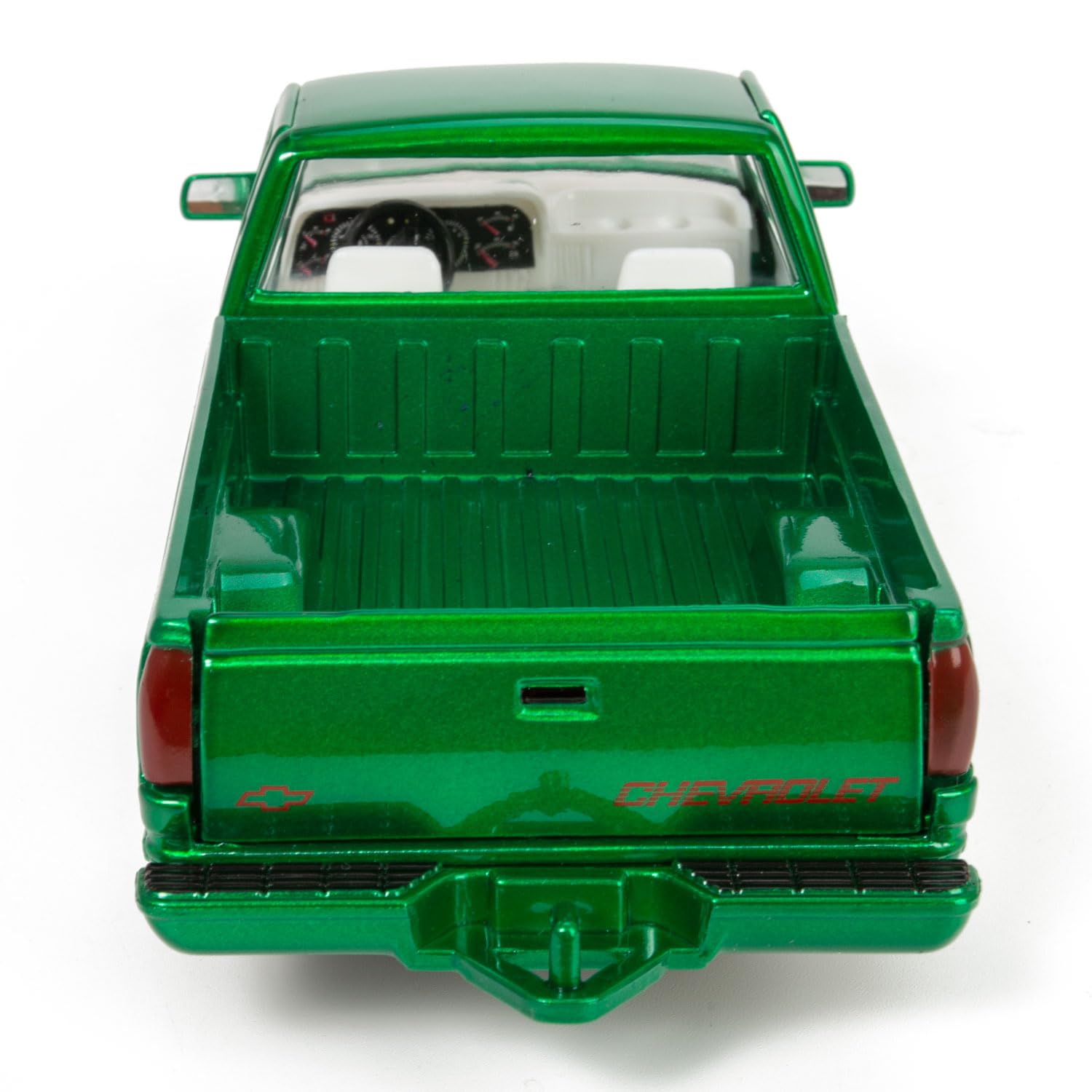 All Star Toys 1992 Chevy 454SS Pickup Lowrider Truck Candy Green 1/24 Diecast Model Motormax Get Low 79036 Exclusive