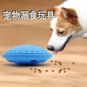 Lllunimon Slow Feeder Dog Bowl Eco-Friendly Silicone Slow Feeding & Watering Supplies Bowls Diskes for Dogs or Cats (Blue)