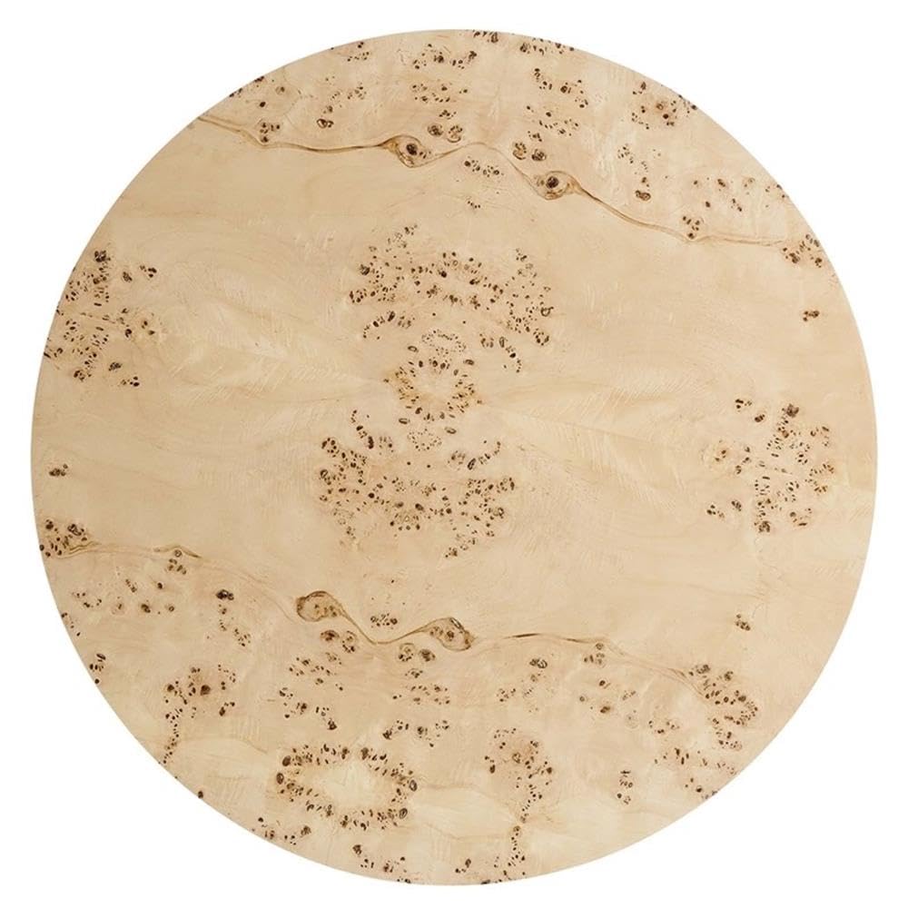 Modway EEI-6274-NAB Cosmos 35" Round Burl Wood Coffee Table, Natural Burl