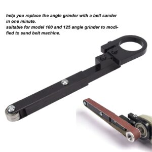 Belt Sander Attachment, Belt Sander Adapter for Angle Grinder, Angle Grinder Conversion Tool, Grinder Tool Modified to Belt Sander Polisher Attachment for Model 100 125