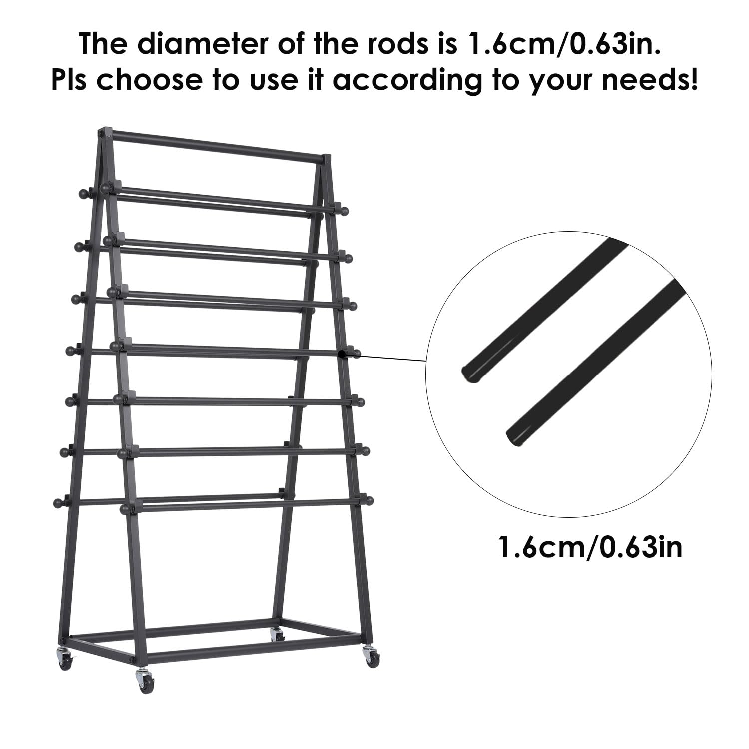 Ribbon Organizer,15 Tier Metal Vinyl Rolls Holder,Double-Sided Christmas Gift Wrapping Craft Ribbon Storage Shelf for Craft Room Cake Shop Flower Store,Tie Scarf Rack Belt Towel Holder