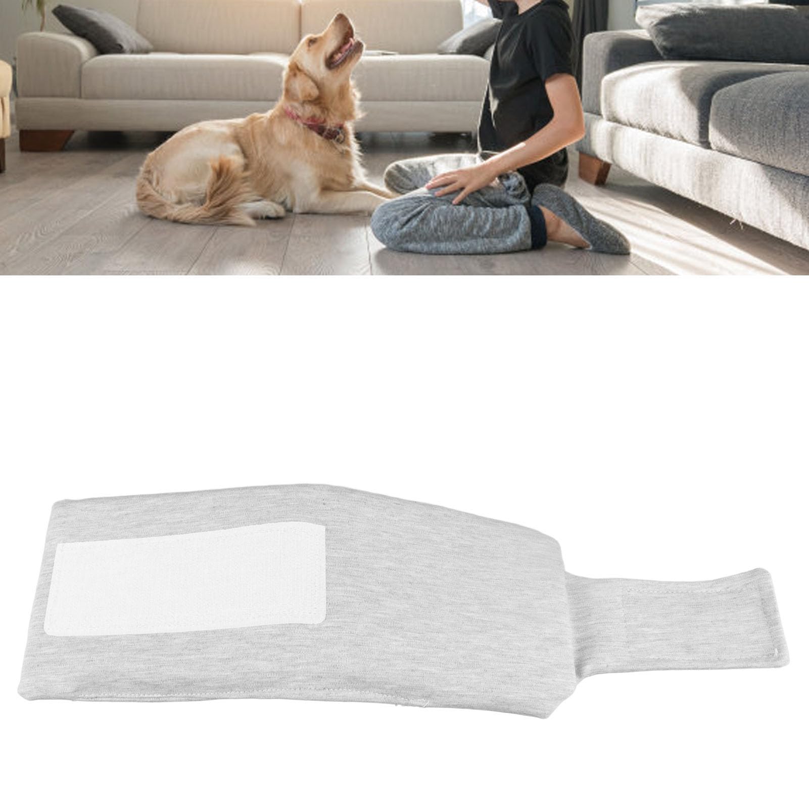 Dog Neck Support Brace, Dogs Cone Collar After Surgery Anti Licking, Size Adjustable, Breathable Fabric, Help Dogs Recivering Neck Coller for Cats Puppies