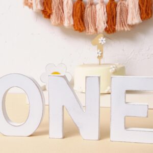 Wooden One Letter Sign for 1st Birthday - Wooden One table centerpieces, 1st Birthday Decorations, One standing Letters for 1st Birthday, First Birthday Photo Shoot Prop