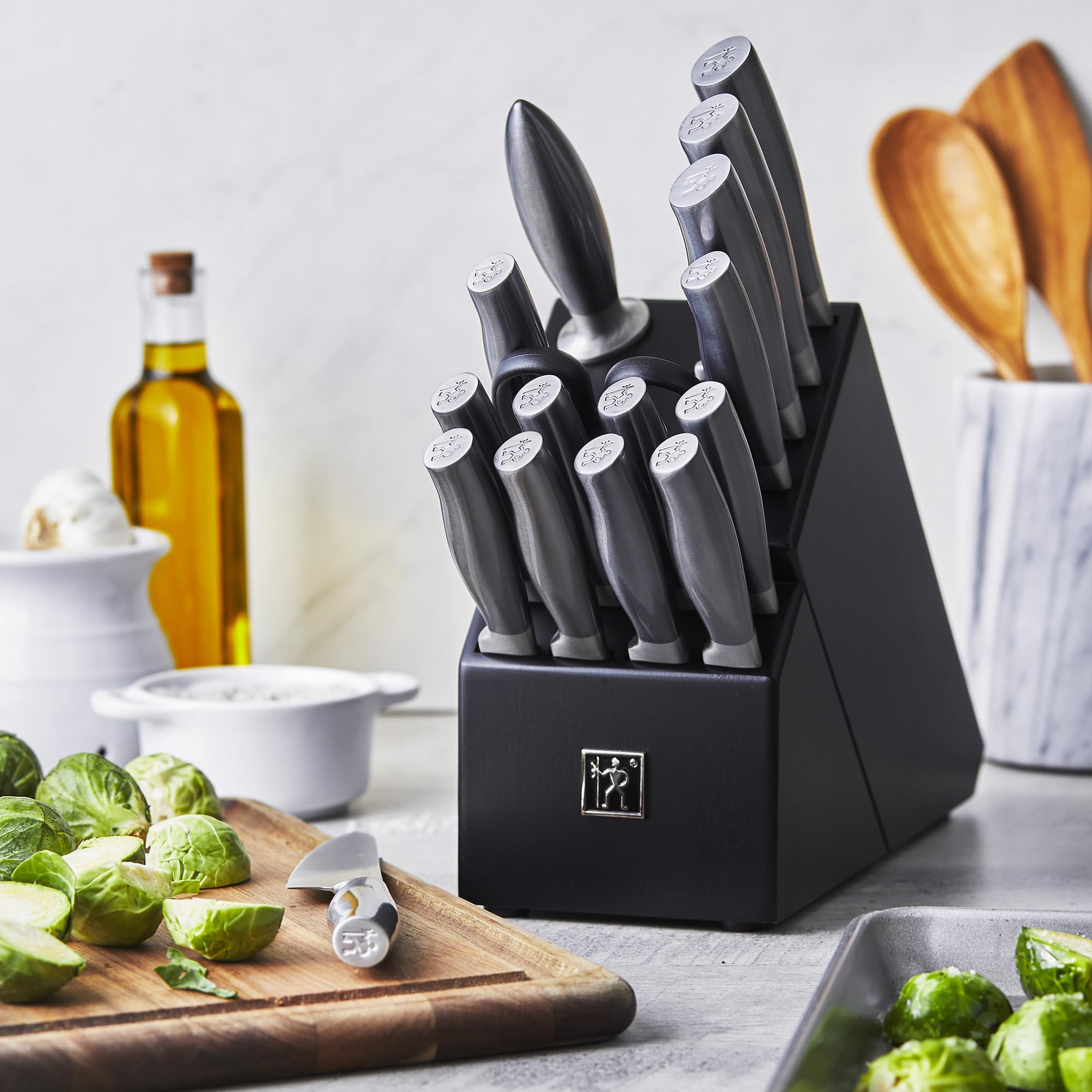 HENCKELS Graphite 17-pc Knife Block Set