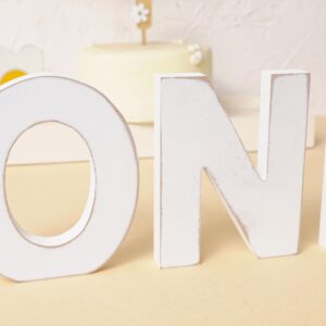 Wooden One Letter Sign for 1st Birthday - Wooden One table centerpieces, 1st Birthday Decorations, One standing Letters for 1st Birthday, First Birthday Photo Shoot Prop