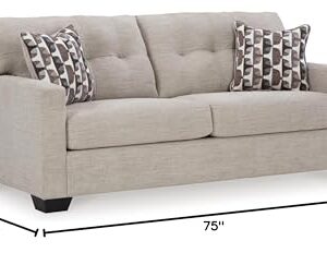 Signature Design by Ashley Mahoney Sofa Sleeper, Full Sofabed, 75"W x 38"D x 37"H, Beige