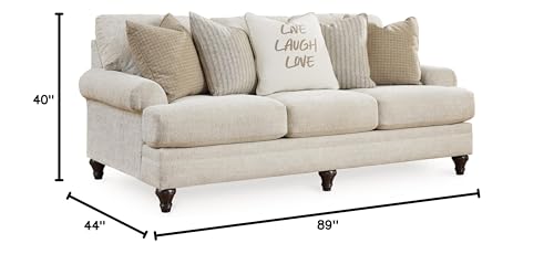 Signature Design by Ashley Valerani Classic Sofa for Living Room, Beige