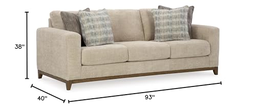 Signature Design by Ashley Parklynn Classic Sofa for Living Room, Beige