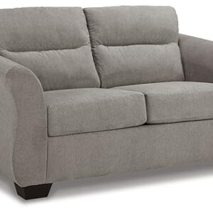 Signature Design by Ashley Miravel Casual Loveseat for Living Room, Light Gray