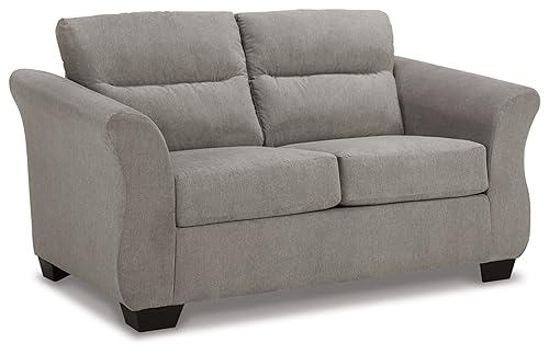 Signature Design by Ashley Miravel Casual Loveseat for Living Room, Light Gray