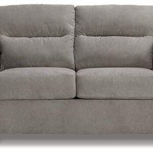 Signature Design by Ashley Miravel Casual Loveseat for Living Room, Light Gray