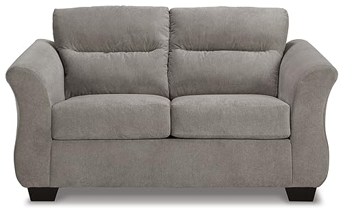 Signature Design by Ashley Miravel Casual Loveseat for Living Room, Light Gray