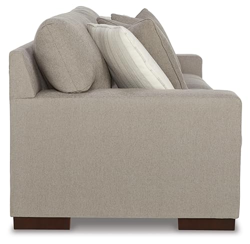 Signature Design by Ashley Maggie Contemporary Sofa for Living Room, Light Brown