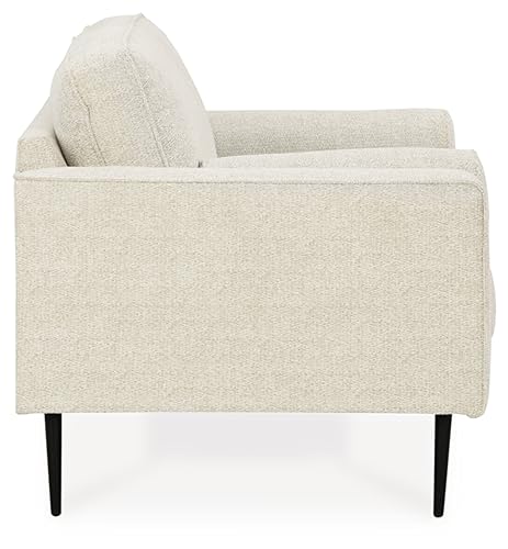 Signature Design by Ashley Hazela Contemporary Loveseat with 2 Bolster Pillows, Beige