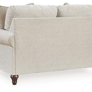 Signature Design by Ashley Valerani Classic Loveseat for Living Room, Beige