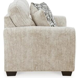 Signature Design by Ashley Lonoke Contemporary Loveseat for Living Room, Beige