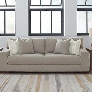 Signature Design by Ashley Maggie Contemporary Sofa for Living Room, Light Brown