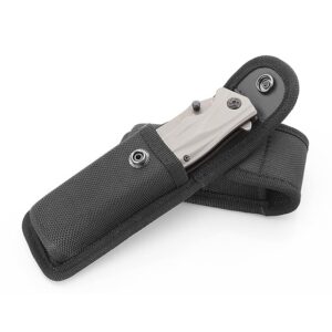 2 Pcs Pocket Knife Sheathes Folding Knife Sheathes Pouches Tactical Knife Holsters Portable Folding Knife Cases for Belt