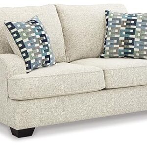 Signature Design by Ashley Valerano Casual Loveseat for Living Room, Beige