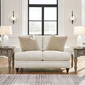 Signature Design by Ashley Valerani Classic Loveseat for Living Room, Beige