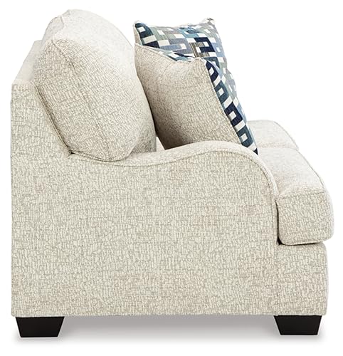 Signature Design by Ashley Valerano Casual Loveseat for Living Room, Beige