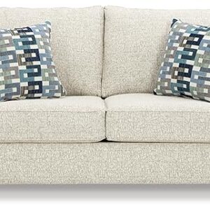 Signature Design by Ashley Valerano Casual Loveseat for Living Room, Beige