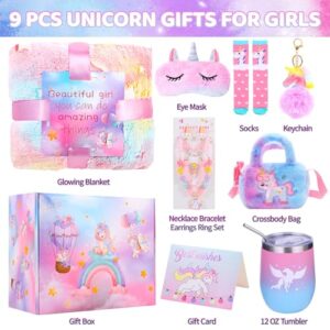 LiYiQ Unicorn Gifts Toys Birthday Gifts Birthday Gift Ideas, Pink Toys, Kawaii Unicorn Toys, for Daughter, Niece, Granddaughter