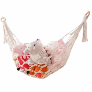 toy storage hammock for stuffed animals boho storage hammock plush toy storage net soft toy net hammock for kids room