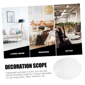 Abaodam 3pcs Pendulum Dashboard Tabletop Decor Desktop Decor Acrylic Material Acrylic Divination Board Letter Decor Witch Decor Metaphysical Message Board Witch Pendulum Board Skeleton