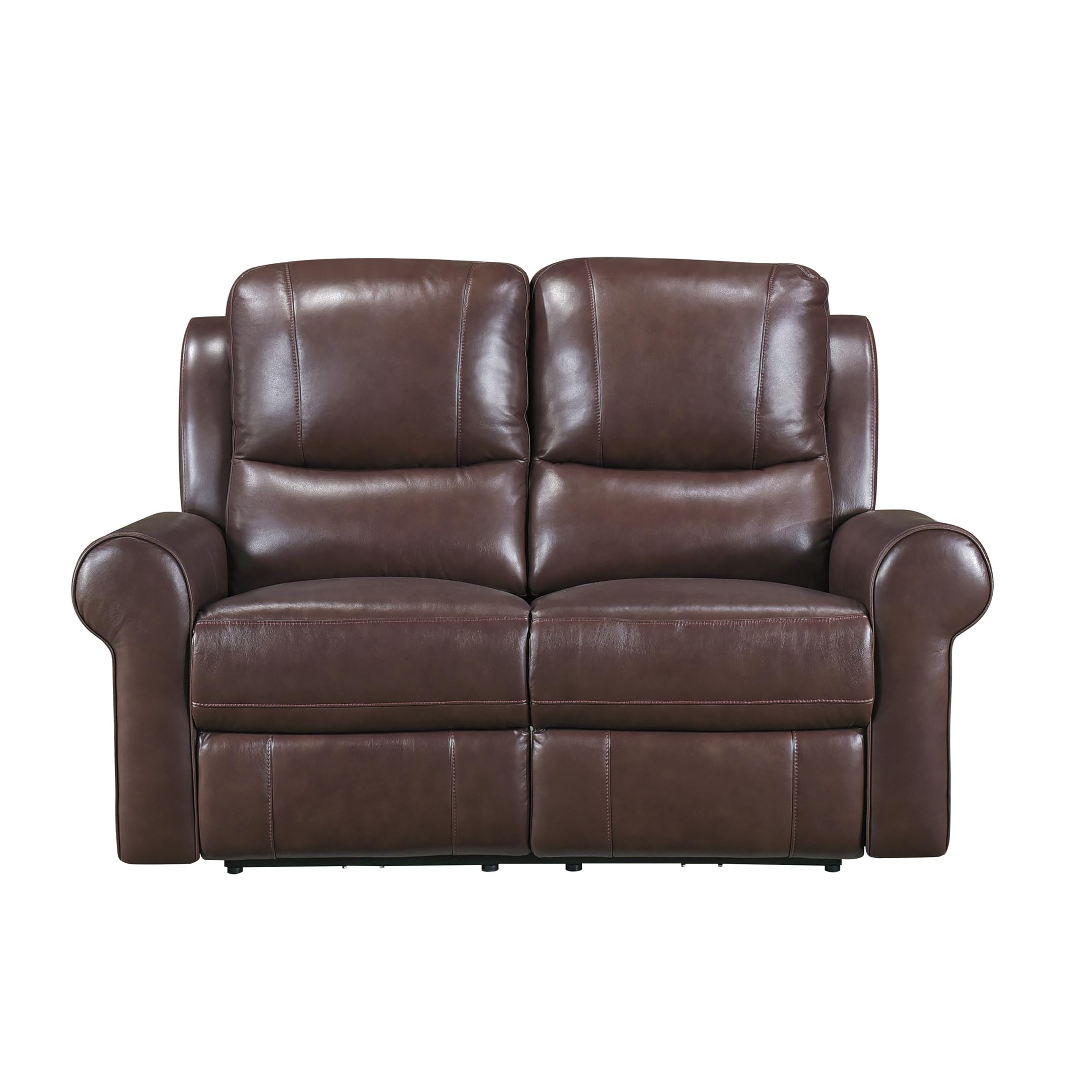 Lexicon Jaunt Wall-Hugger Power Double Reclining Loveseat, Brown