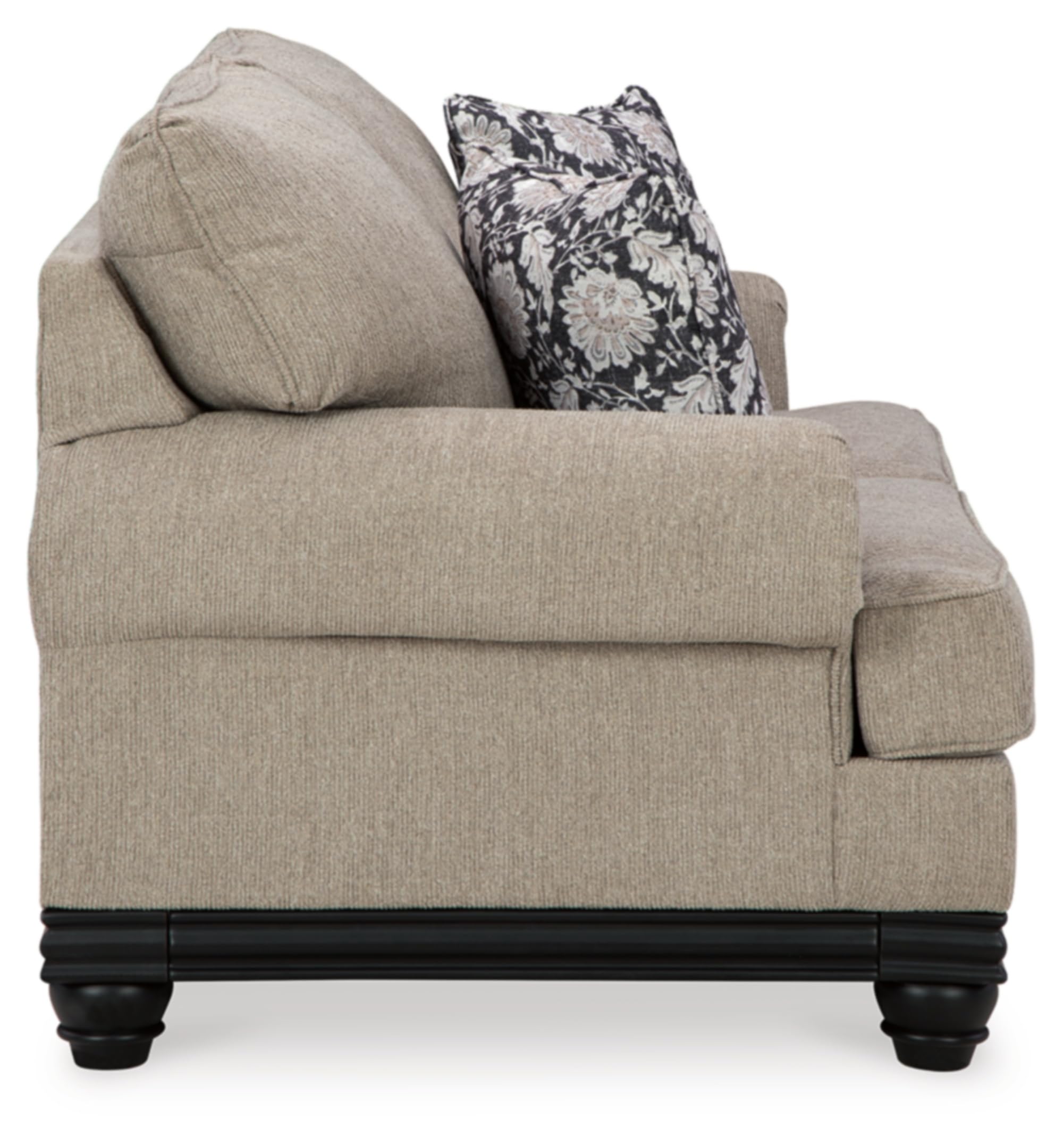 Signature Design by Ashley Elbiani Classic Loveseat for Living Room, Light Gray