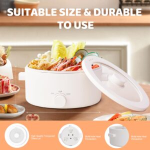 Olayks 3L Electric Pot & 1.2L Mini Rice Cooker, Multi-function Electric Cooker, Rapid Heating and Overheating Protection