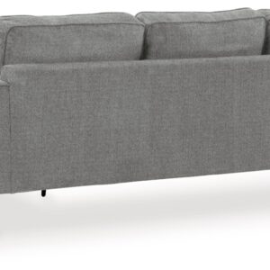 Signature Design by Ashley Hazela Contemporary Sectional Sofa Couch with Chaise Lounge, Gray