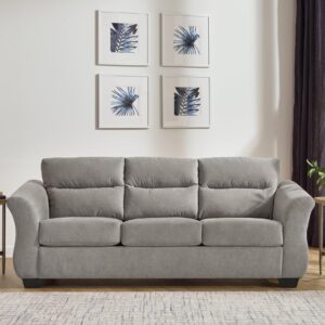 Signature Design by Ashley Miravel Casual Sofa for Living Room, Light Gray