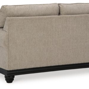 Signature Design by Ashley Elbiani Classic Loveseat for Living Room, Light Gray