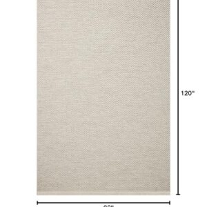 Loloi Amber Lewis x Malibu Ivory/Dove 7'-8" x 10' Area Rug