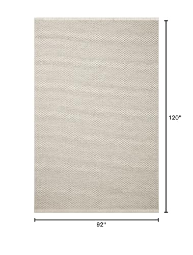 Loloi Amber Lewis x Malibu Ivory/Dove 7'-8" x 10' Area Rug