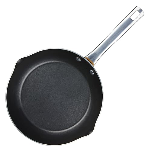 Farberware Style Nonstick Cookware Frying Pan/Skillet with Pour Spouts, Dishwasher Safe, 10 Inch - Yellow