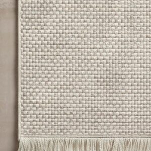 Loloi Amber Lewis x Malibu Ivory/Dove 7'-8" x 10' Area Rug