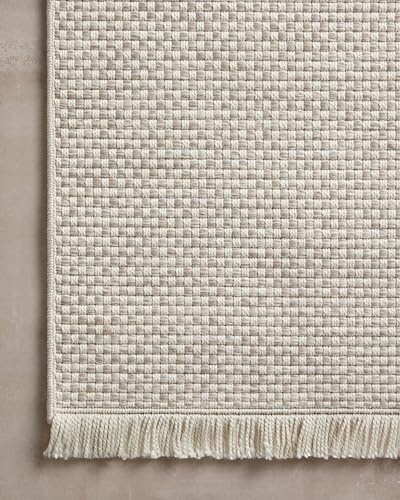 Loloi Amber Lewis x Malibu Ivory/Dove 7'-8" x 10' Area Rug