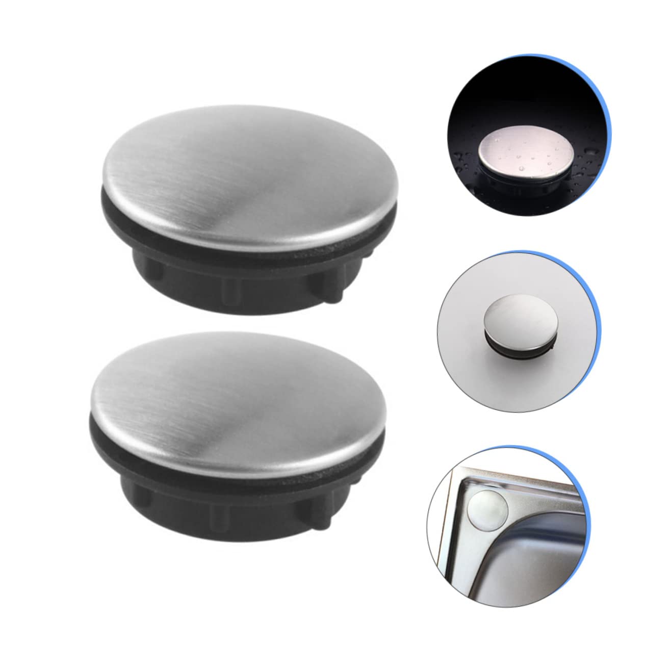 OSALADI 2pcs Faucet Cover Sink Tub Accessories for Bathtub Faucet Bathtub Faucets Faucet Hole Tap Hole Stopper Kitchen Accessories Sink Repair Kit Hole