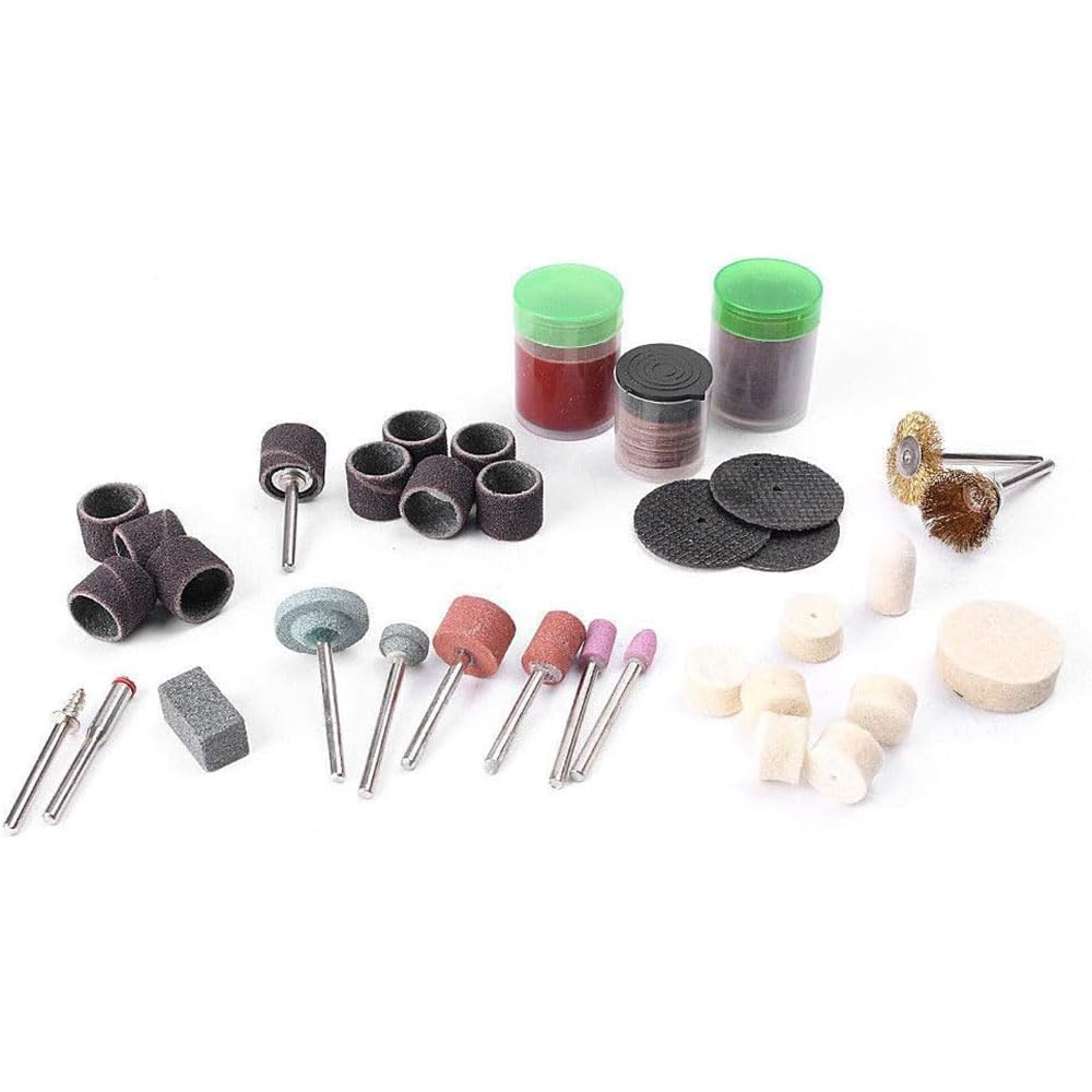 105Pcs Rotary Tool Accessories Kit for Electric Grinder Sander Polisher Drill Parts