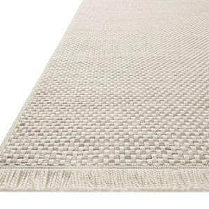 Loloi Amber Lewis x Malibu Ivory/Dove 7'-8" x 10' Area Rug