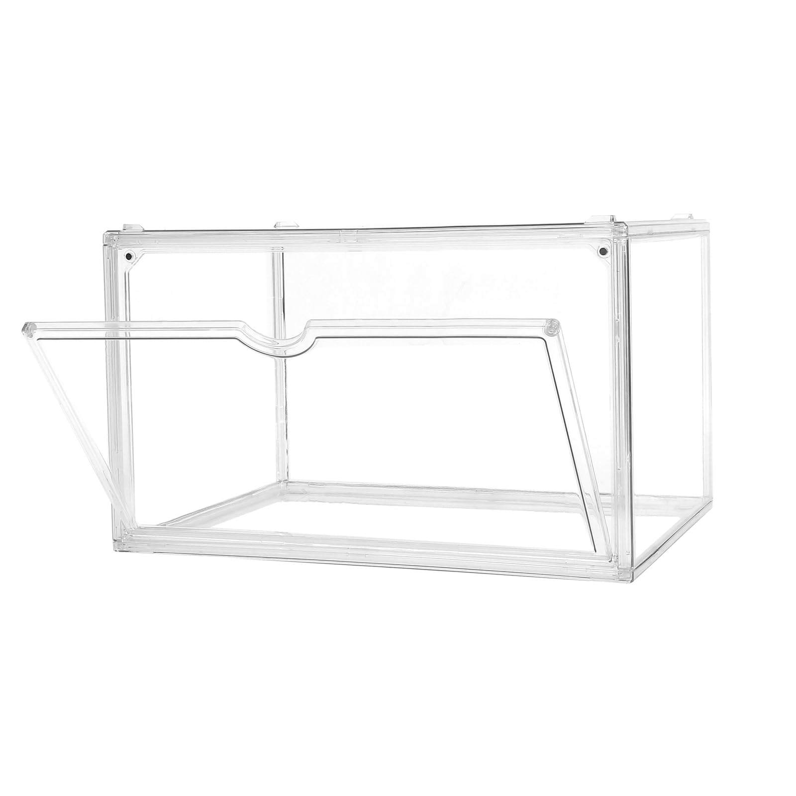 Shoe Boxes Clear Plastic Stackable Acrylic Sneaker Shoe Display Case Transparent Display Case Clear Storage Bins With Lids Acrylic Boxes for Display Shoe Organizer Containers