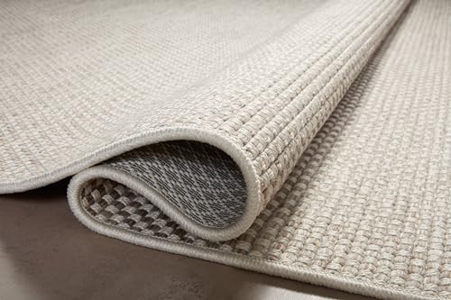 Loloi Amber Lewis x Malibu Ivory/Dove 7'-8" x 10' Area Rug