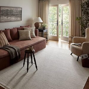 Loloi Amber Lewis x Malibu Ivory/Dove 7'-8" x 10' Area Rug