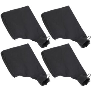 4pcs black dust collection bag for miter saw table saw miter saw dust bag black dust collection bag 255 model with zipper and wired adjustable stand dust bag or miter saw, tank belt sander, edge plane